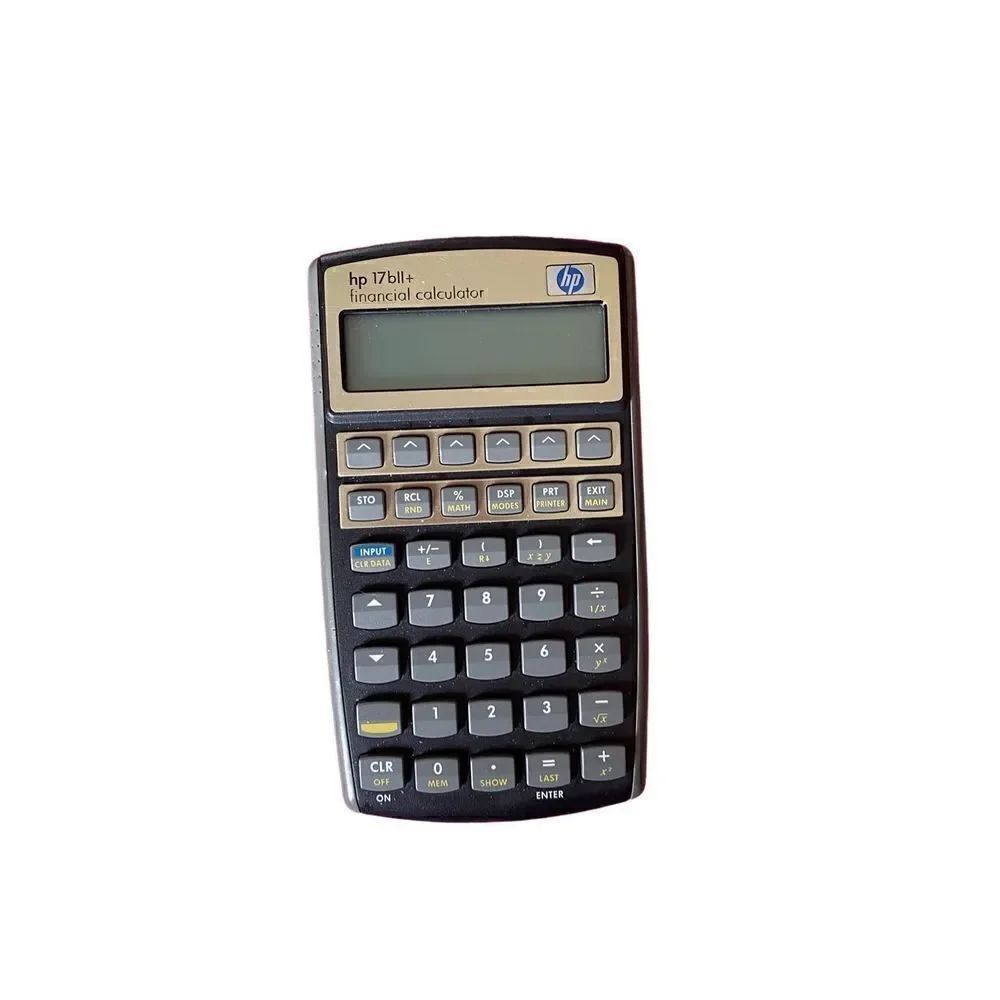 HP 17bll ￼ financial calculator, silver vintage needs batteries ￼